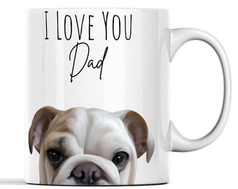 English Bulldog Dad Mug - English Bulldog Gifts For Men - English Bulldog Mug - Dog Dad Mug - Dog Dad Father's Day - Bulldog Lover Gift