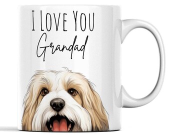 Tibetan Terrier Grandad Mug - Tibetan Terrier Gifts For Men - Dog Grandad Gift - Dog Grandpa - Tibetan Terrier Lovers - Dog Mug For Men