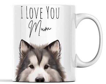 Alaskan Malamute Mum Mug: Dog Mom Gift