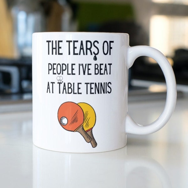 Table Tennis Mug - Table Tennis Gifts - Table Tennis Birthday Gift - Gifts For Table Tennis Players - Funny Table Tennis Cup