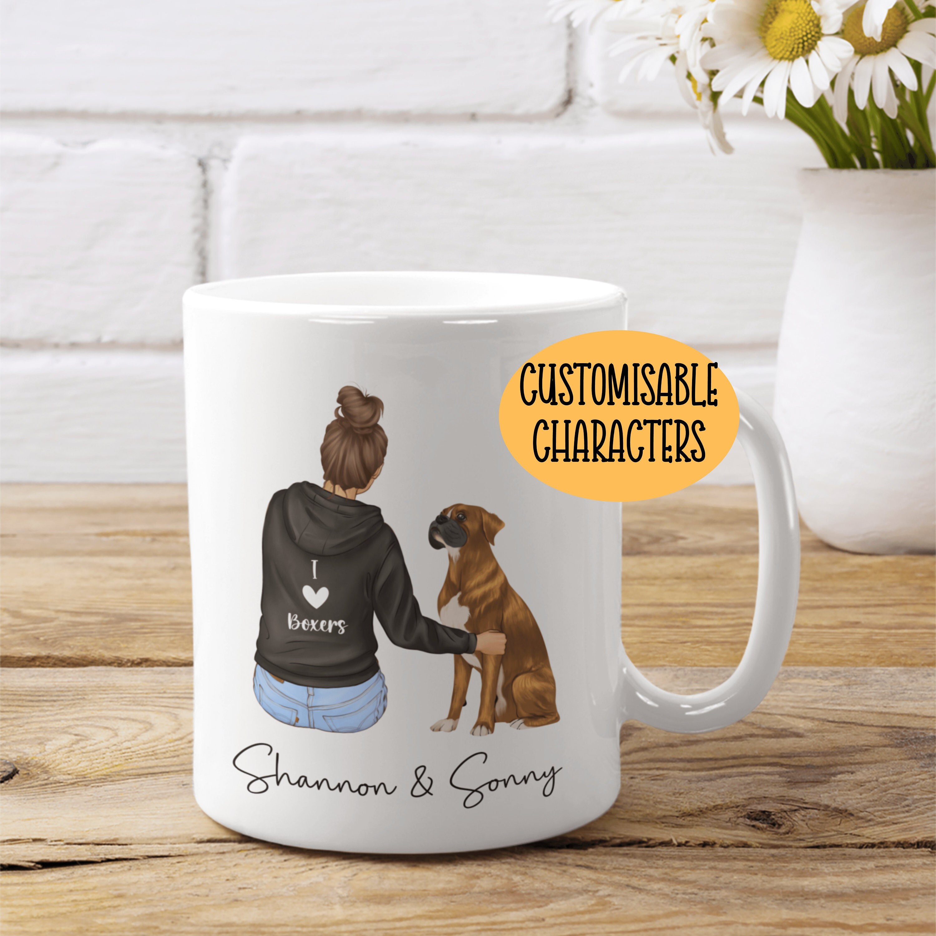 Personalised Boxer Dog Mug Boxer Dog Mum Gift Boxer Mum Etsy UK