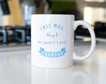 World's Best Grandad Mug - Grandad Gifts - Grandad Birthday Gift - Grandfather Gifts - Grandad Mugs - Grandad Gift Ideas - Grandpa Mug
