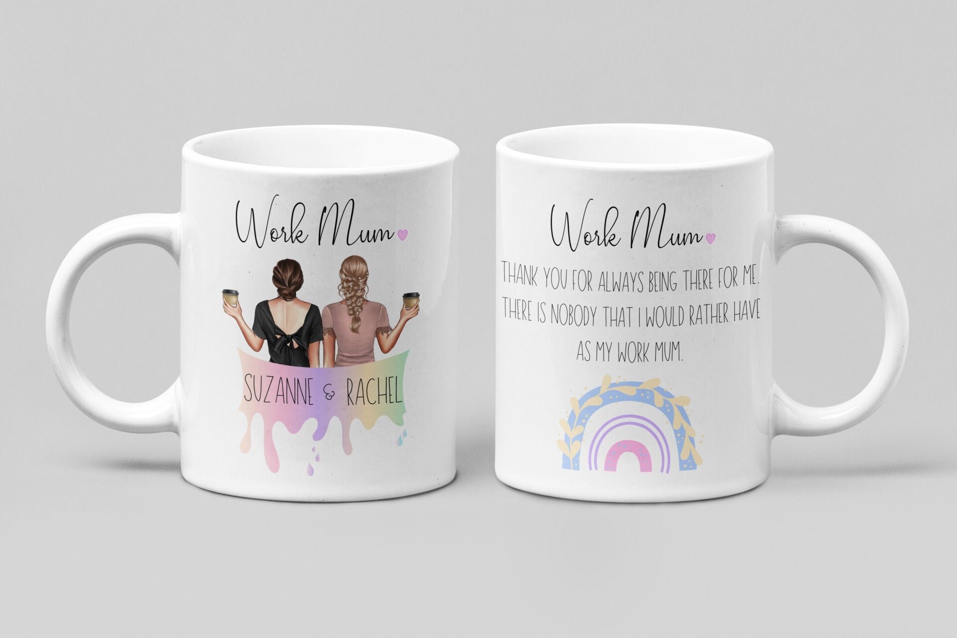 Personalized Work Mom Gifts for Her, Best Work Mom Mug Custom Name, Funny  Coffee Mug for Work Bestie…See more Personalized Work Mom Gifts for Her