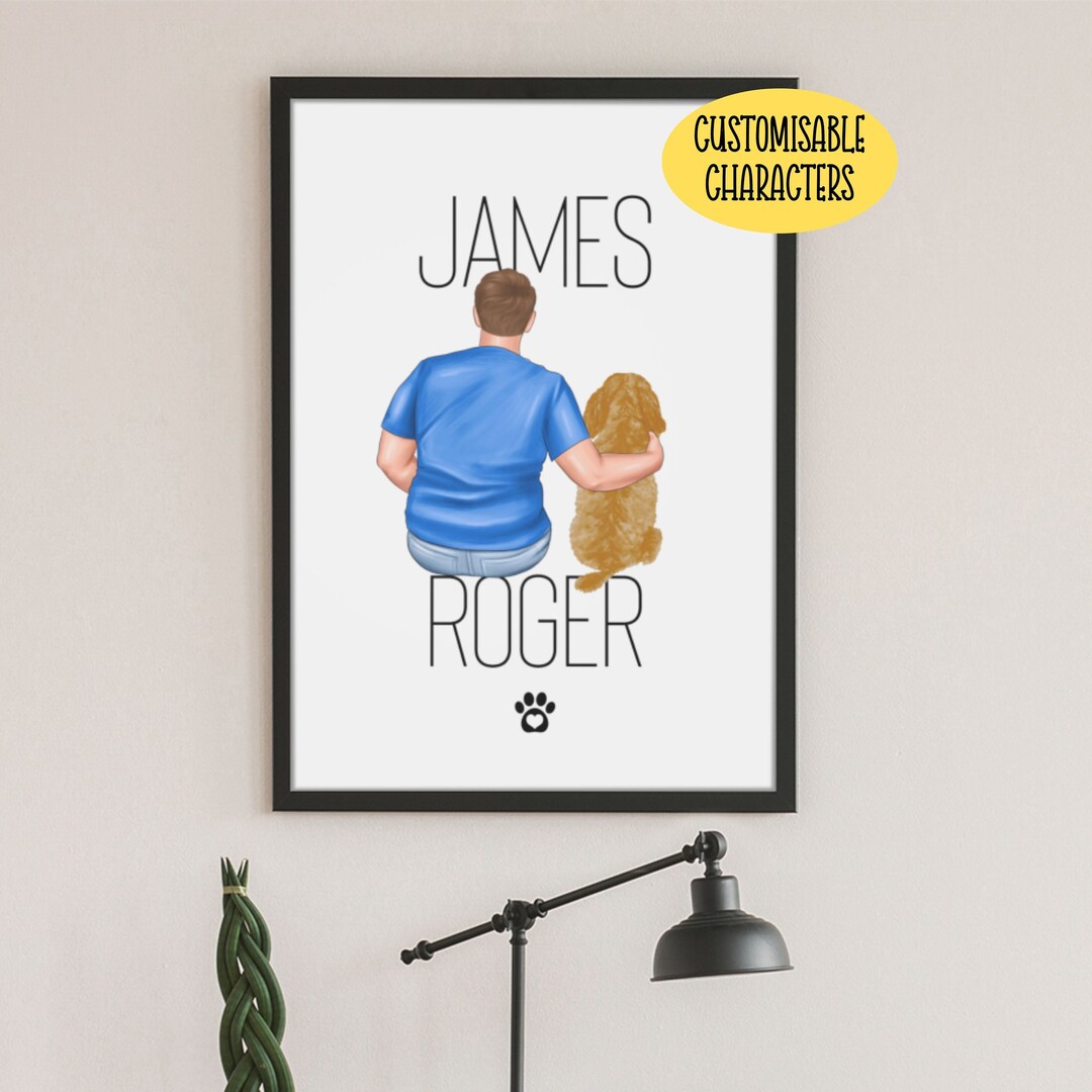 Personalised Cockapoo Poster - Cockapoo Print - Cockapoo Dad Gift ...