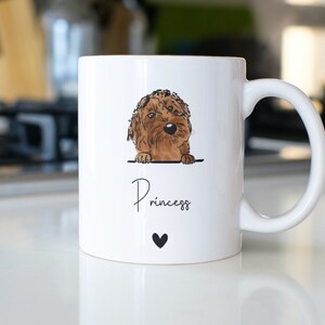 Taza personalizada para perro - Regalo para mamá - Regalo para papá - Taza para familia - Regalo para dueños de perros - Raza personalizada - Tazas personalizadas - Regalos para dueños de perros imagen 5