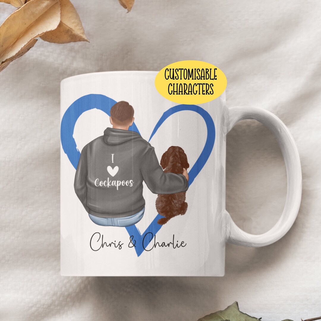 Personalised Cockapoo Dad Mug: Dog Owner Gift - Etsy
