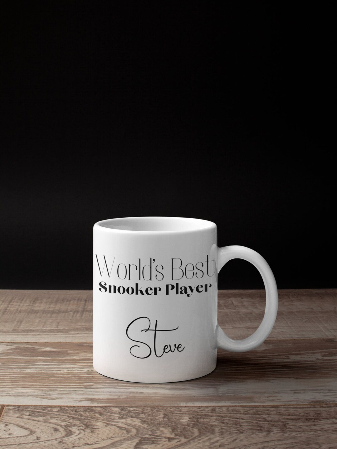 Mug Snooker Warning – Cadeau Pour Passionné De Billard – Céramique, Blanc Et Multicolore