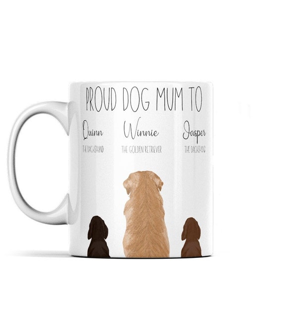Personalised Dog Mum Mug: Custom Dog Lover Gift