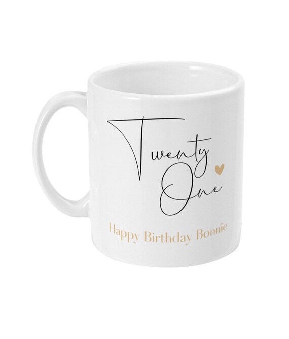 21st cheap birthday mug