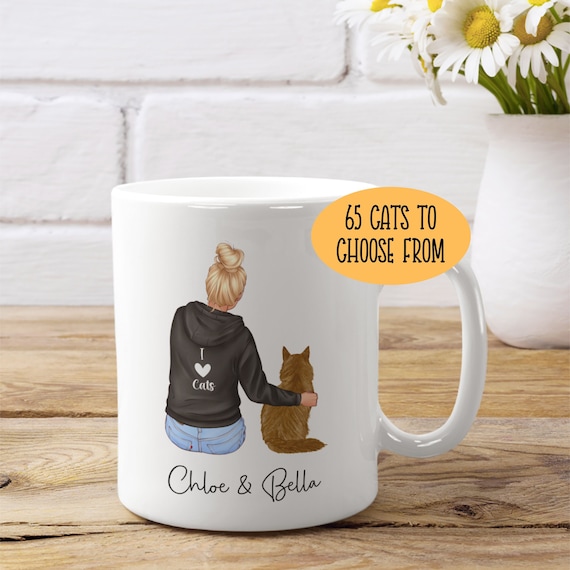 Personalised Cat Mum Mug: Custom Cat Lover Gift