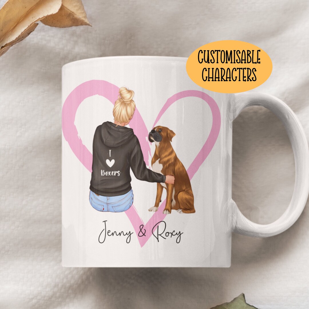 Personalised Boxer Dog Mug Boxer Dog Mum Gift Boxer Mum Mug Boxer Dog