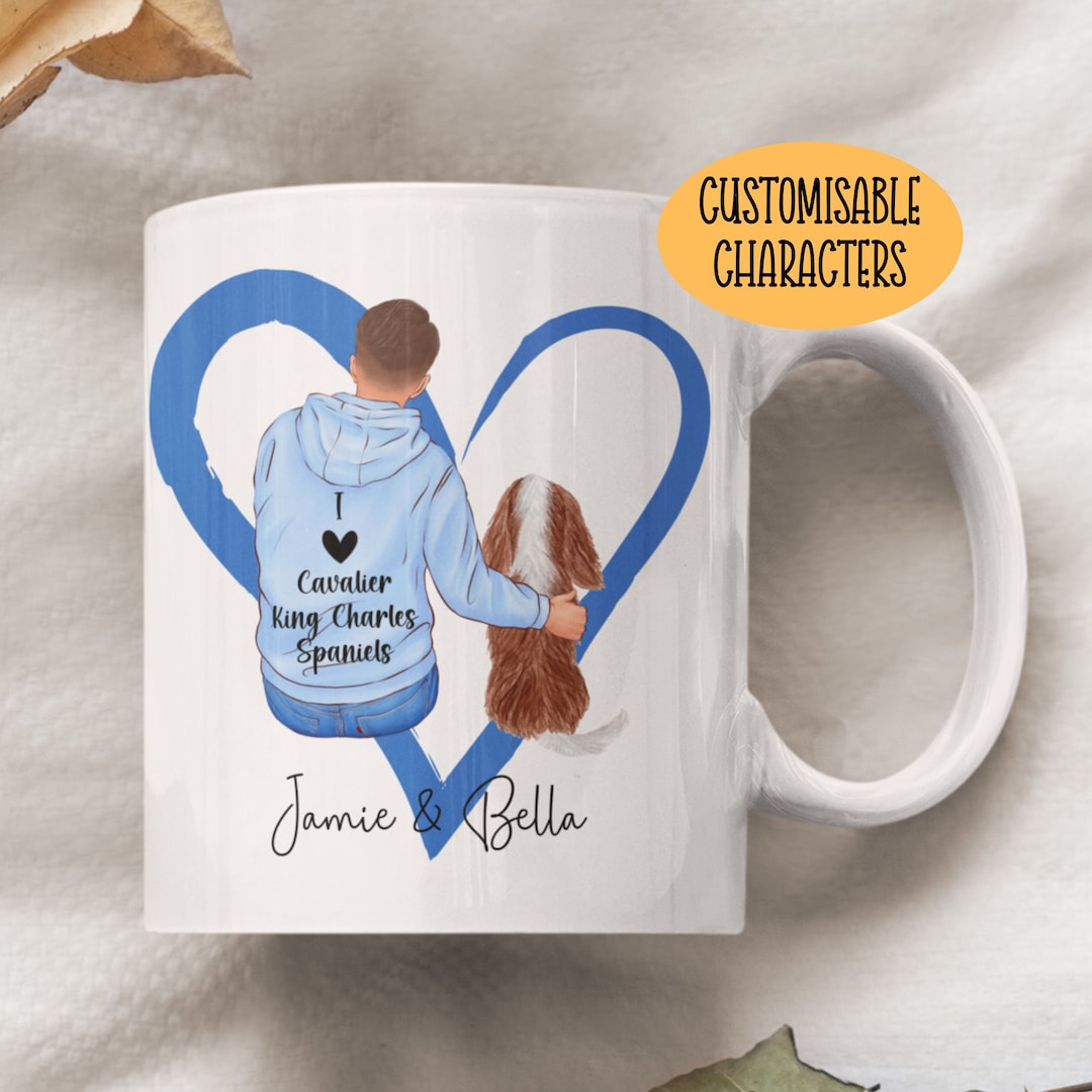 Cavalier King Charles Spaniel World's Best Dad Mug T-Shirt