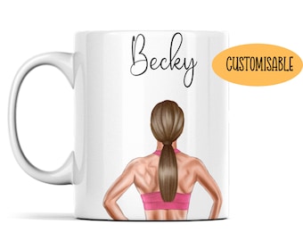 Gym Mug - Gym Gifts For Women - Gym Girl Mug - Personal Trainer Gift Idea - Workout Mug - Girls Who Lift - Fitness Gifts For Women - PT Mug
