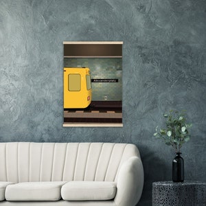 Berlin Alexanderplatz U-Bahn Poster