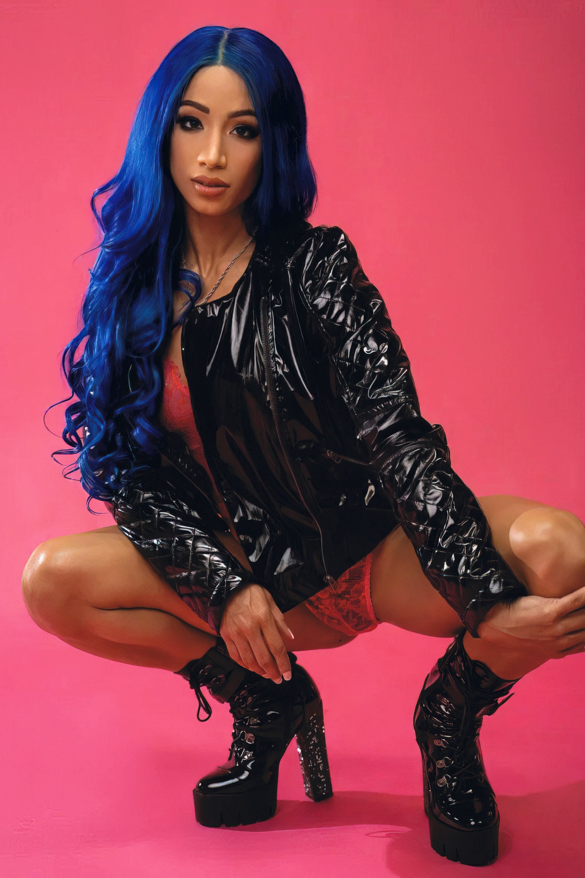 Buy SASHA BANKS WWE 12x18 Photo Poster Online in India Etsy