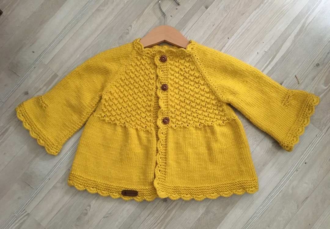 Baby Cardigan Handmade Baby Cardigan Handknitted Baby Cardigan Newborn