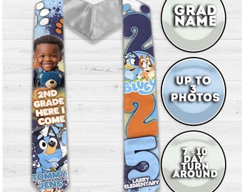 Custom Kids Graduation Stole 2026, Pre-K Kindergarten Graduation Sash, Personalized Toddler Grad Stole, Preschool Cap and Gown Stole