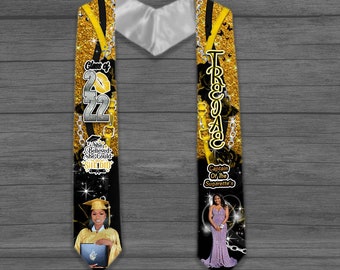 graduation stole,graduation,class of 2023,custom stole,custom,tshirt,class of 2023 stole,graduation sash,sublimation,class of 2023 stoles