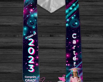 Graduation Stole,graduation,class of 2023,custom stole,custom,tshirt,class of 2023 stole,graduation sash,sublimation,class of 2023 stoles