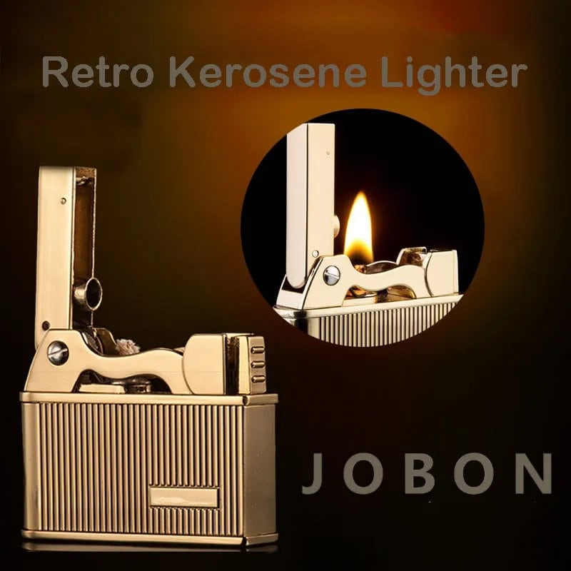 Vintage Retro Kerosene Metal Wheel Lighter