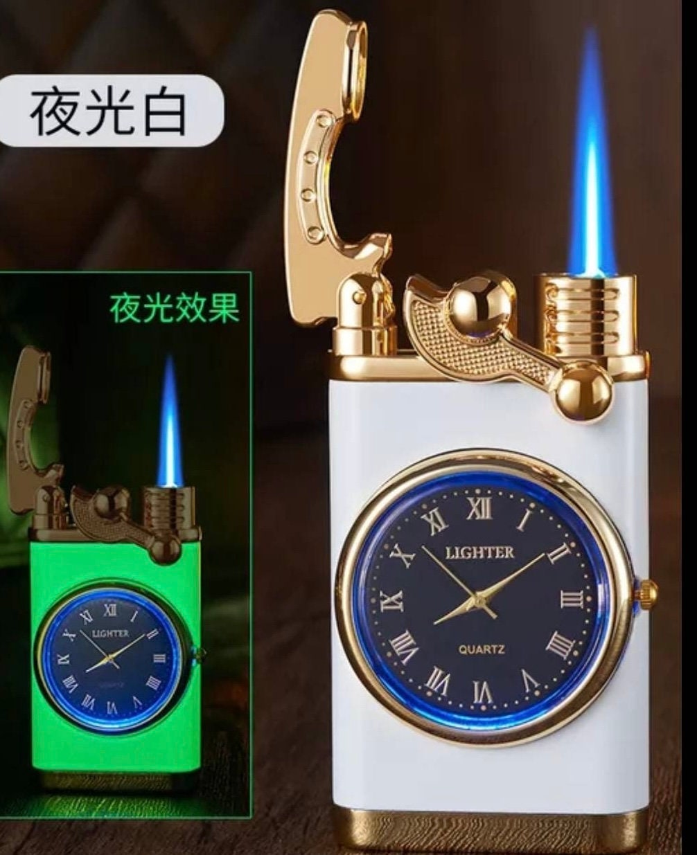 Accendino con orologio best sale