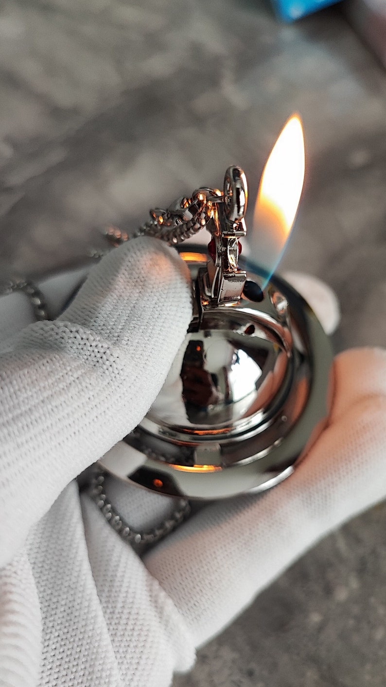 Anime nana Okazaki shinichi shin collana accendino ciondolo costume accendino argento immagine 1