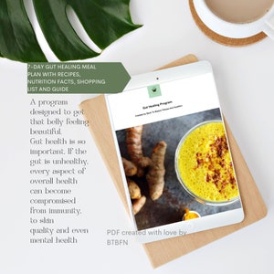 6-Day Gut Healing G.F Meal Plan
