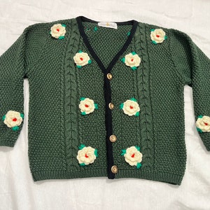 Austrian cardigan wool embroidered xs s size folk jacket Austria Bavaria Tyrol Trachten embroidery Octoberfest cardi hand embroidery