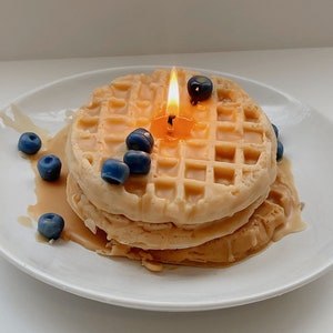 Blueberry Waffle Wax Melt | Waffle Wax Melt | Food Wax Melts | Wax Melts for Warmer | Wax Melts Food Shaped | Wax Melts Food, Wax Melts Fall
