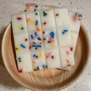 Birthday Cake Wax Melts | Cake Wax Melts | Birthday Wax Melts | Candles | Candles In Jars | Candle Birthday Favor | Wax Melt Bar