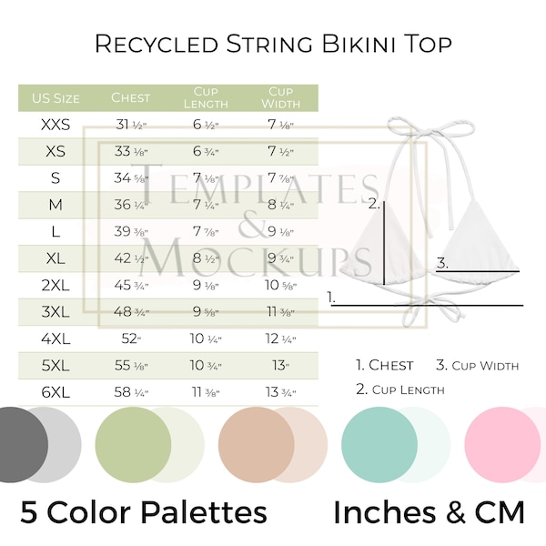 Bikini Top - Etsy
