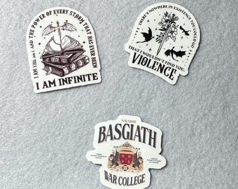 Paquete de pegatinas del cuarto ala 2