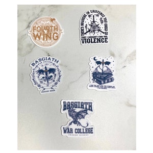 Fourth Wing Sticker Pack