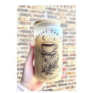 16 oz Suriel Tea Co Glass Tumbler