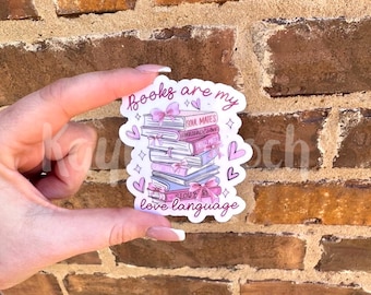 Pegatina del lenguaje del amor