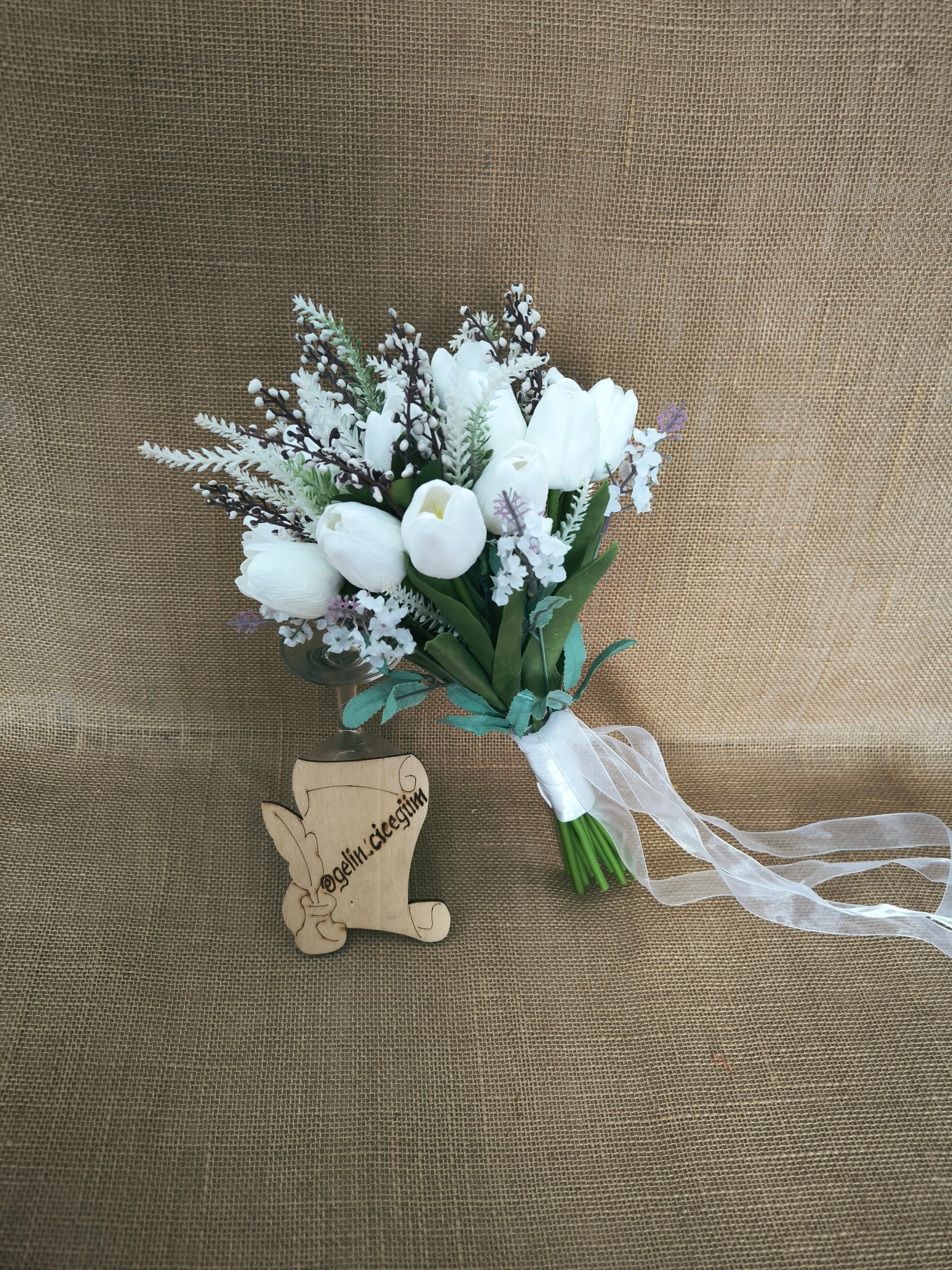 Wet Tulip Bridal Bouquet, Wet Tulip, Wet Tulip Bouquet