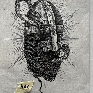 Knight with Snake Fine Art Print