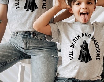 tall darth and handsome shirt