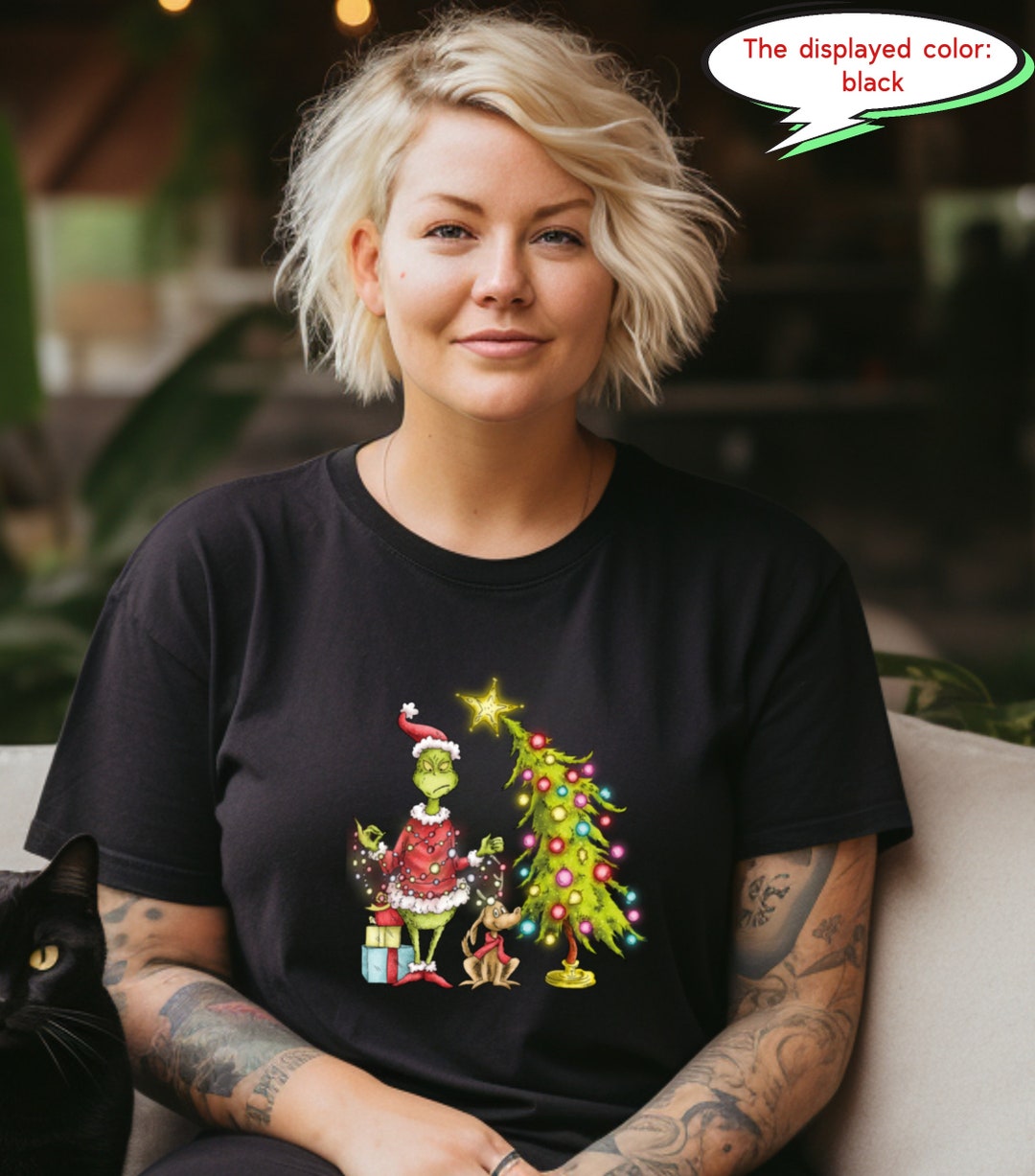 Grinch Christmas Tree Shirt Grinch Max Tree Tshirt Etsy
