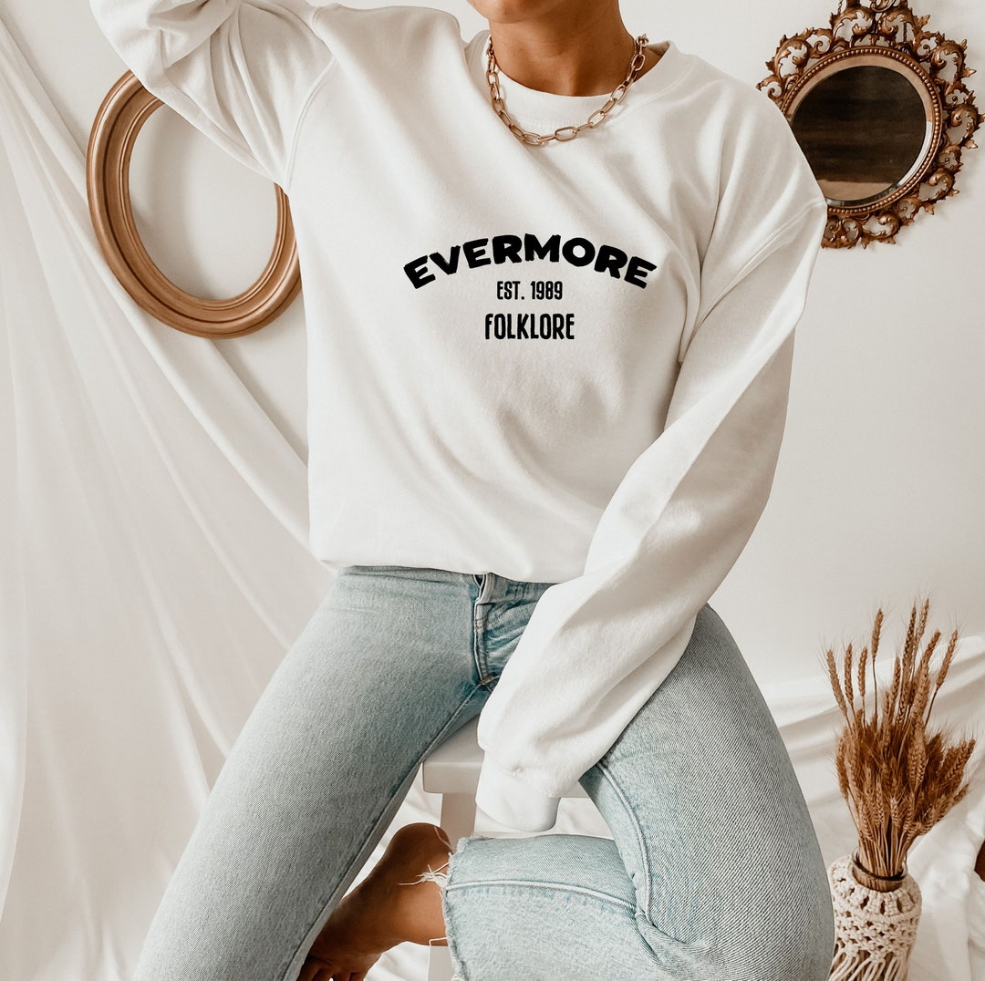 Taylor Swift Evermore Sweatshirt Folklore Crewneck - Etsy