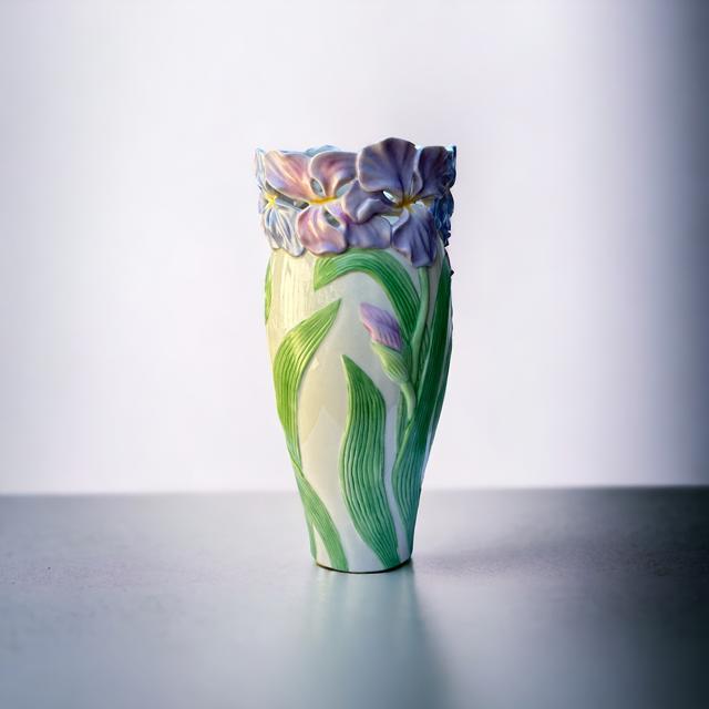 Vintage Lenox Enchanting Iris Vase | 2002 Limited Edition Fine