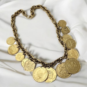 Franklin Mint Coin Necklace - Etsy