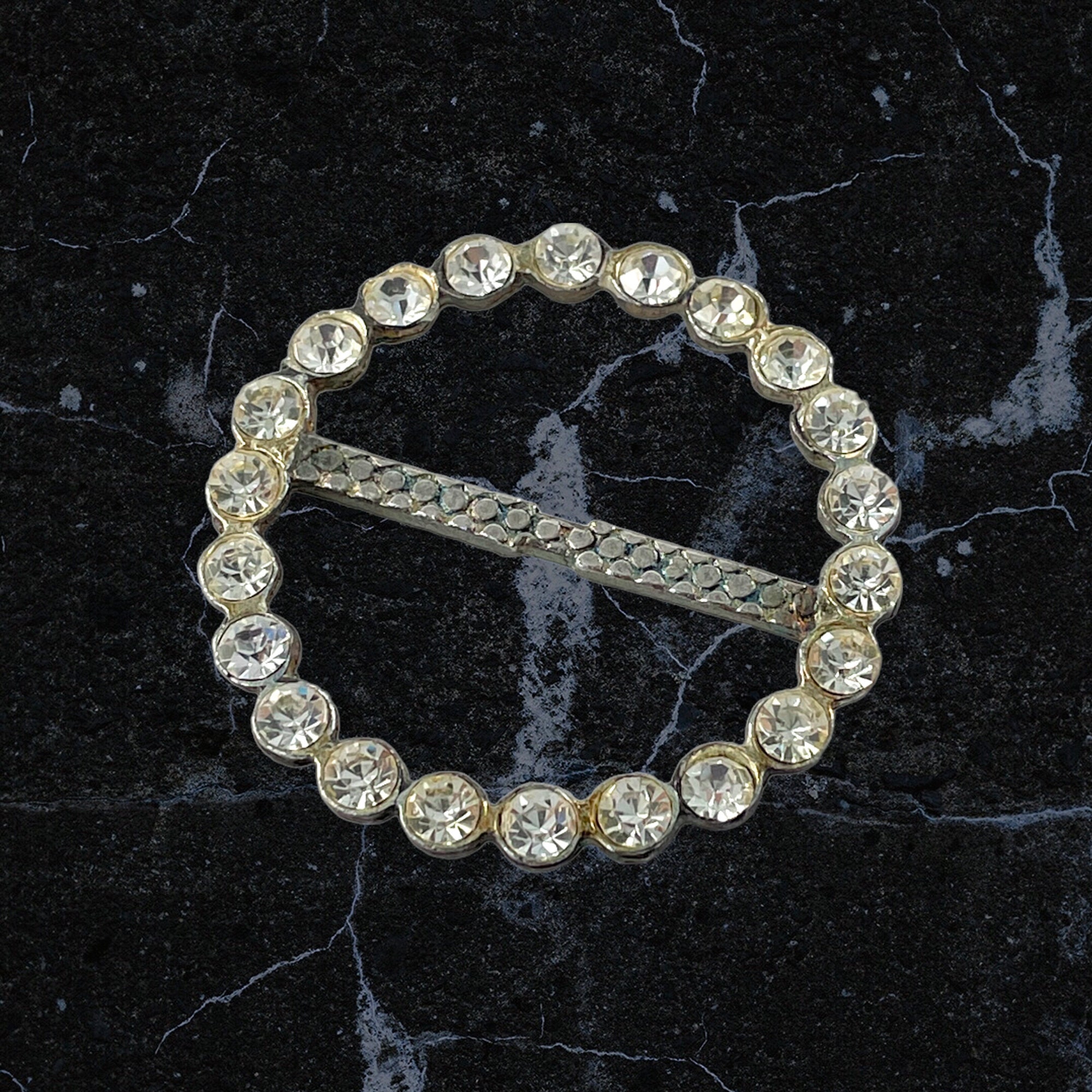 Vintage Rhinestone Jewelry Eternity Circle Scarf Clip Shirt Belt Buckle Silver Amazon.com: 5 PCS Scarf Clips and Ring T Shirt Clip for  main image 4