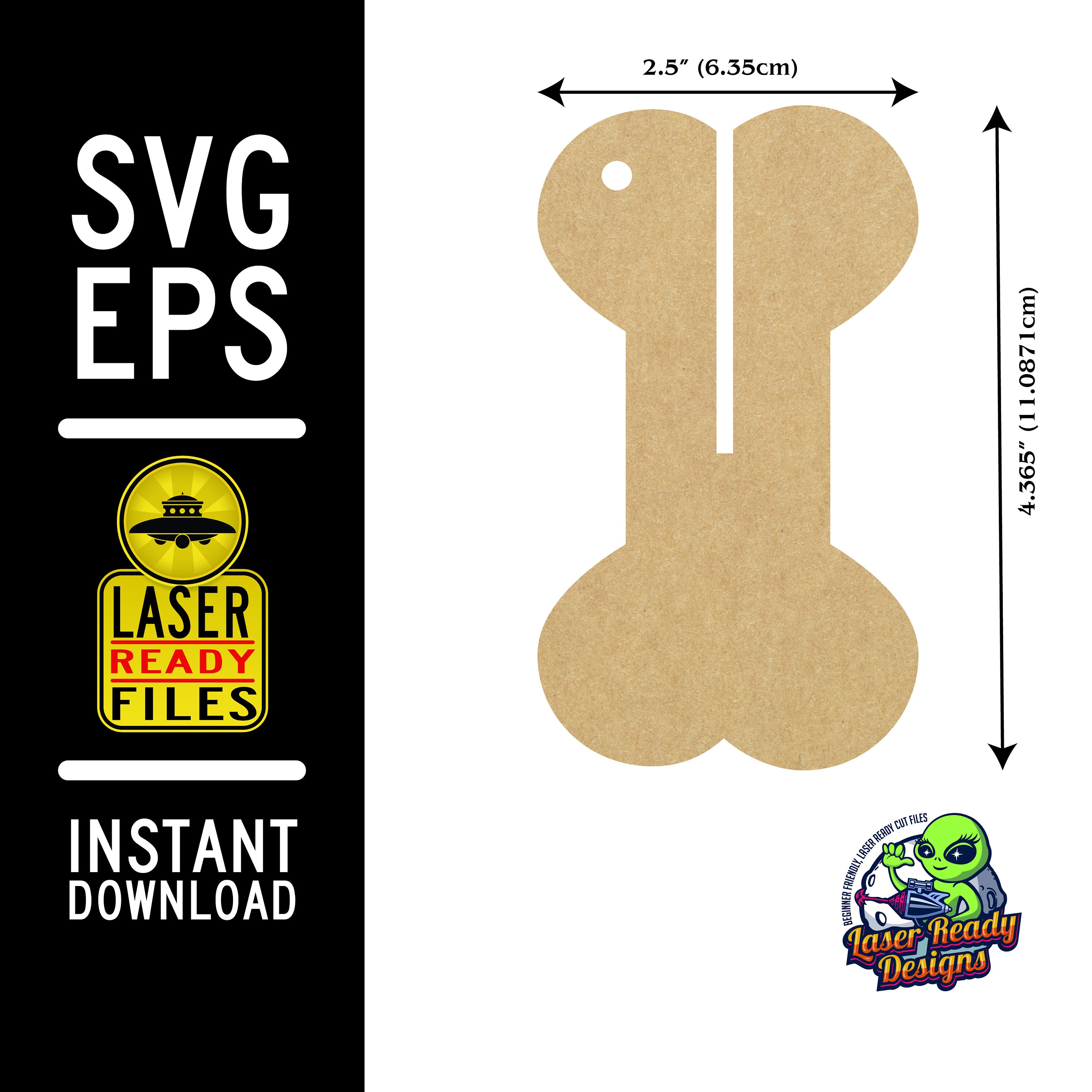 Dog Bone Shaped Poop Bag Holder Laser SVG and EPS File Etsy