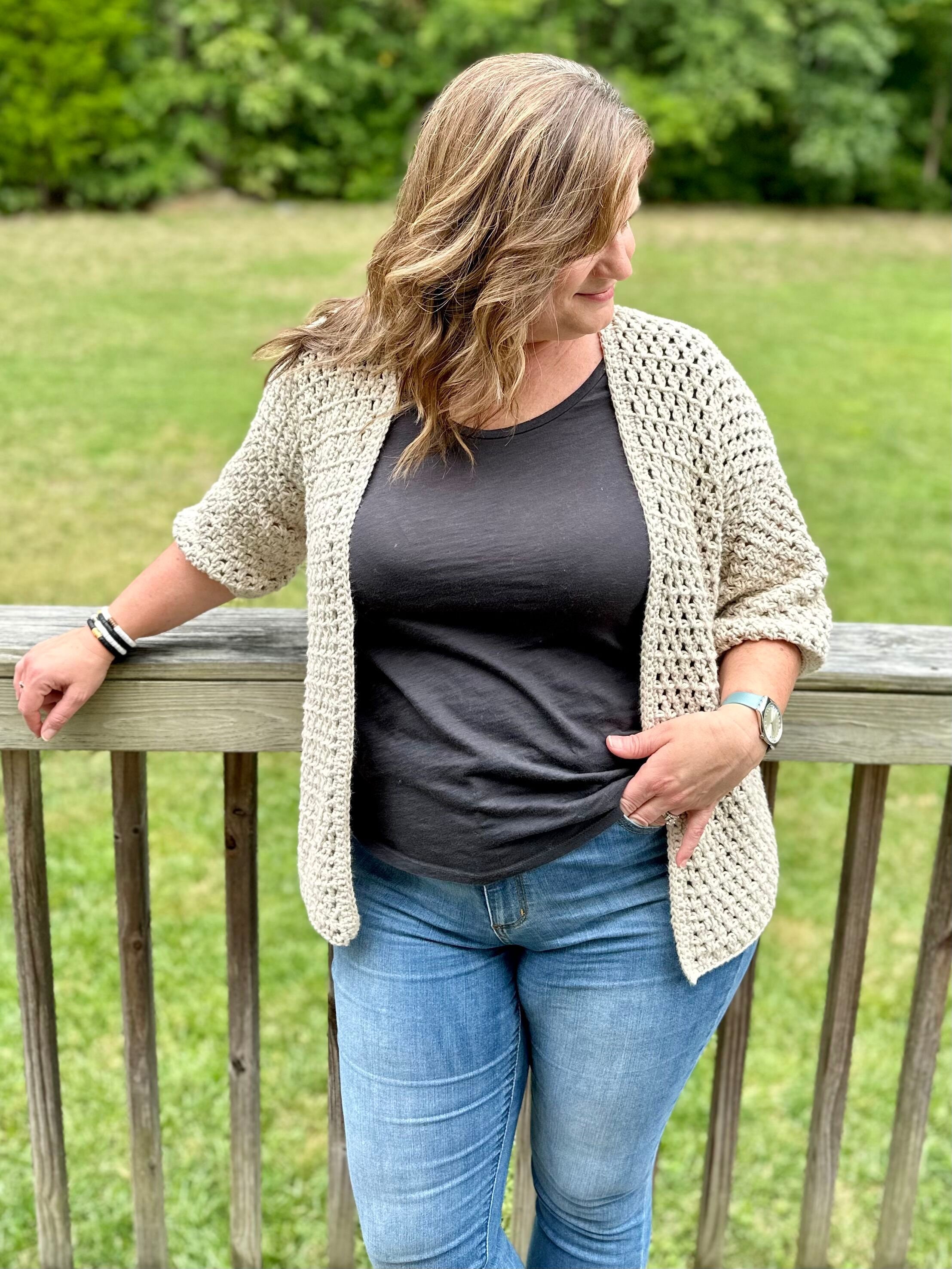 Short Sleeve Cardigan - Etsy