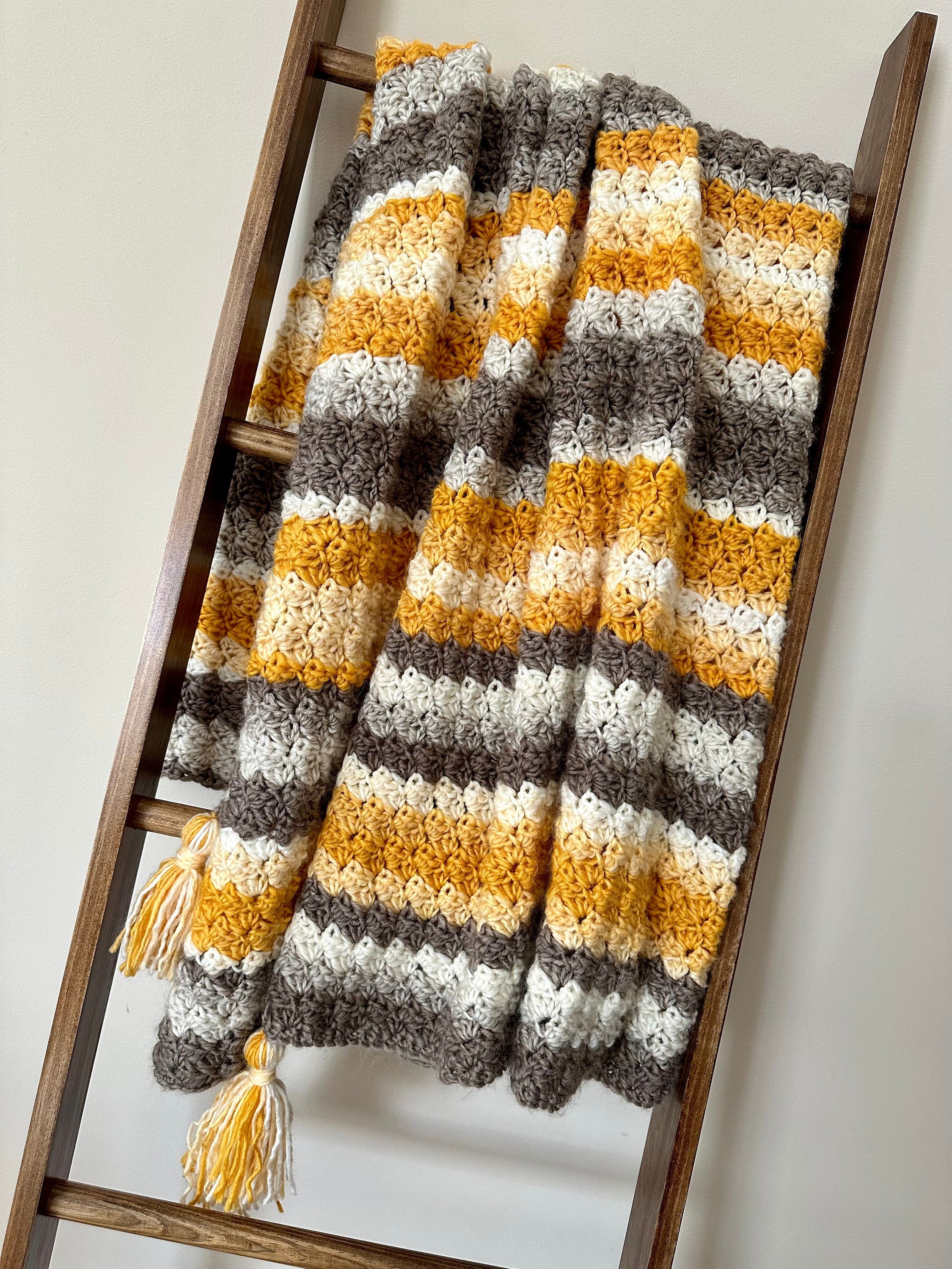 Hopeful Throw Bulky Crochet Throw Pattern PDF Digital Download Beginner