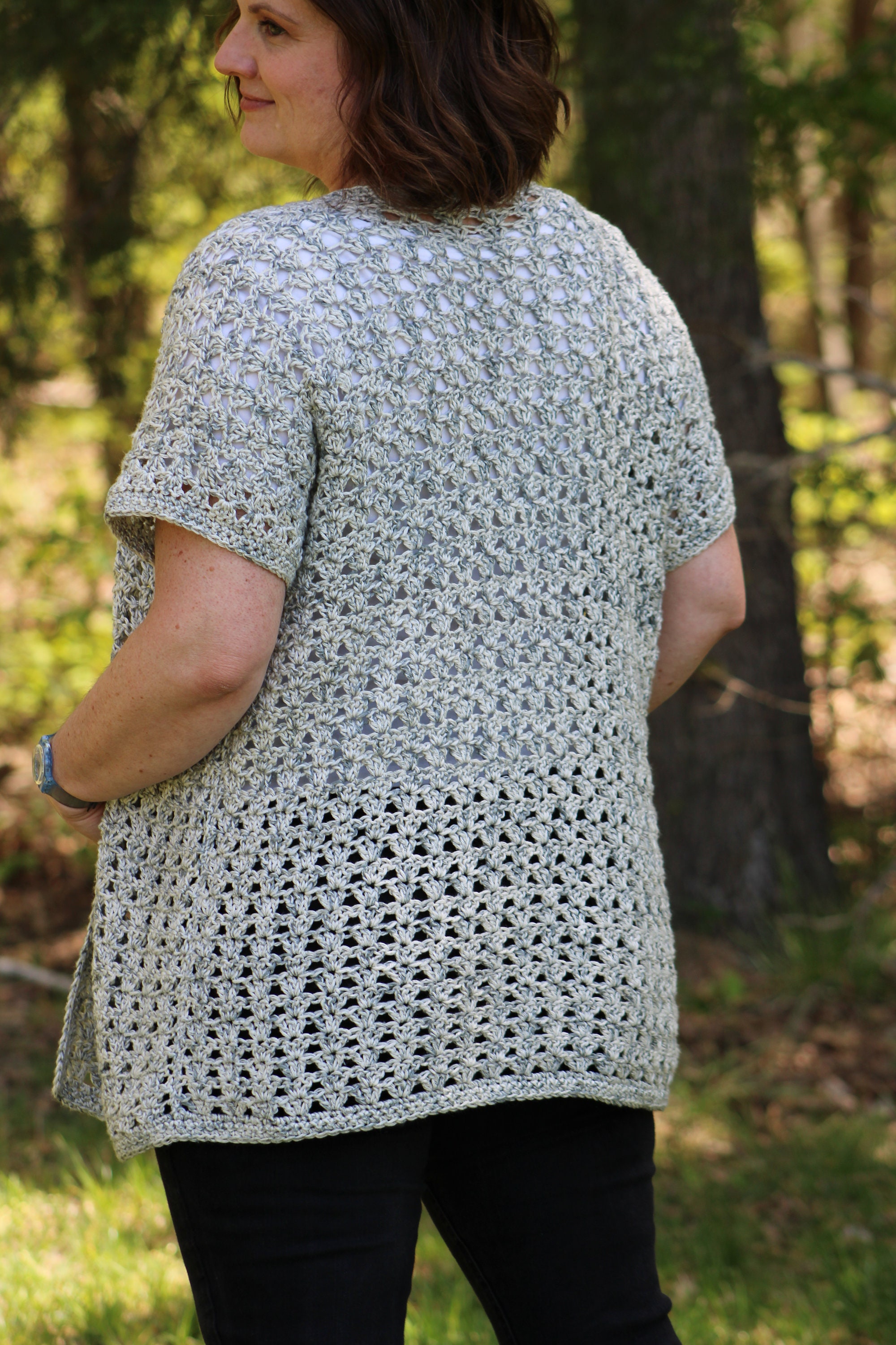 Nadia Cardigan Crochet Cardigan Pattern Written for Sizes - Etsy UK