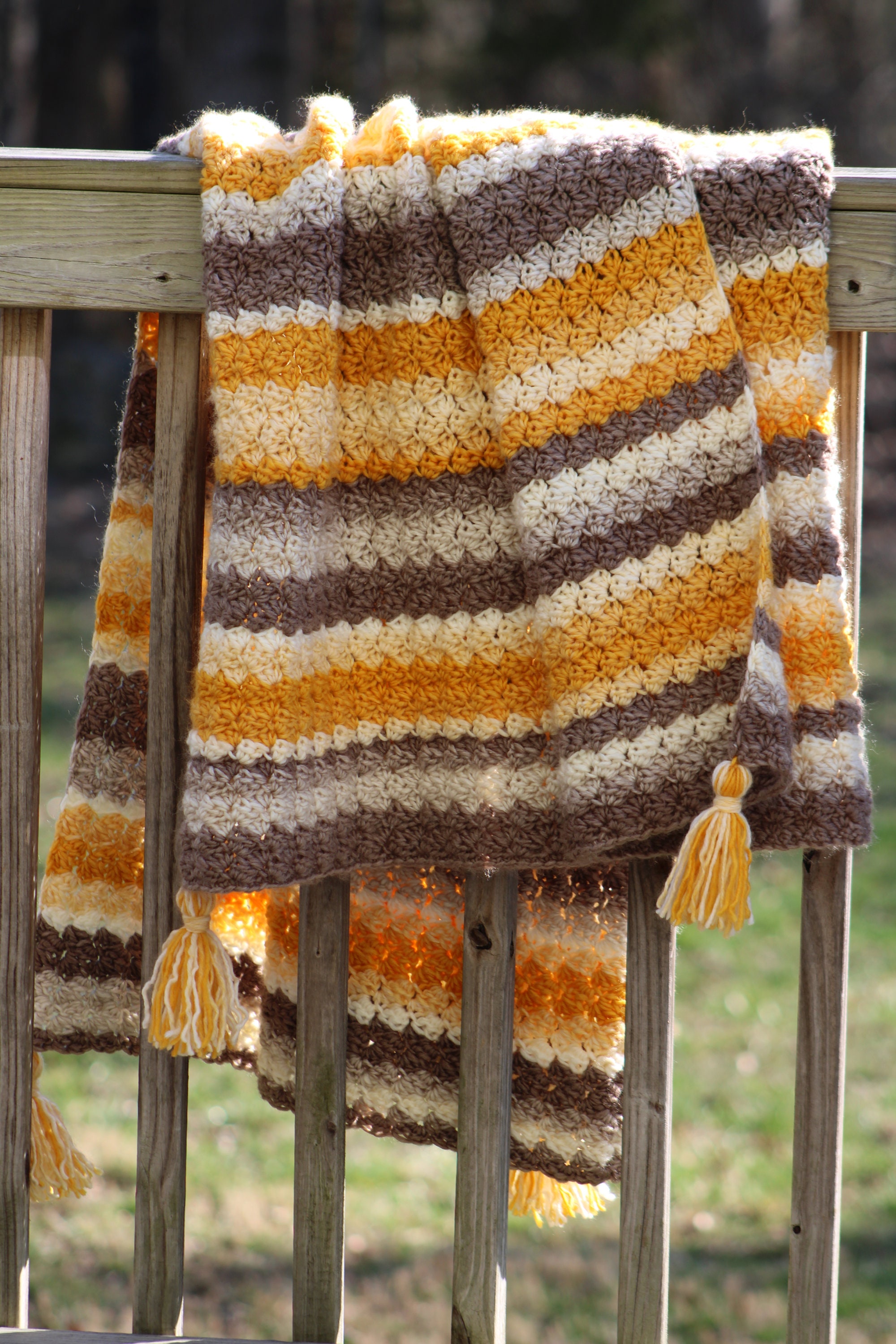 Hopeful Throw Bulky Crochet Throw Pattern PDF Digital Download Beginner