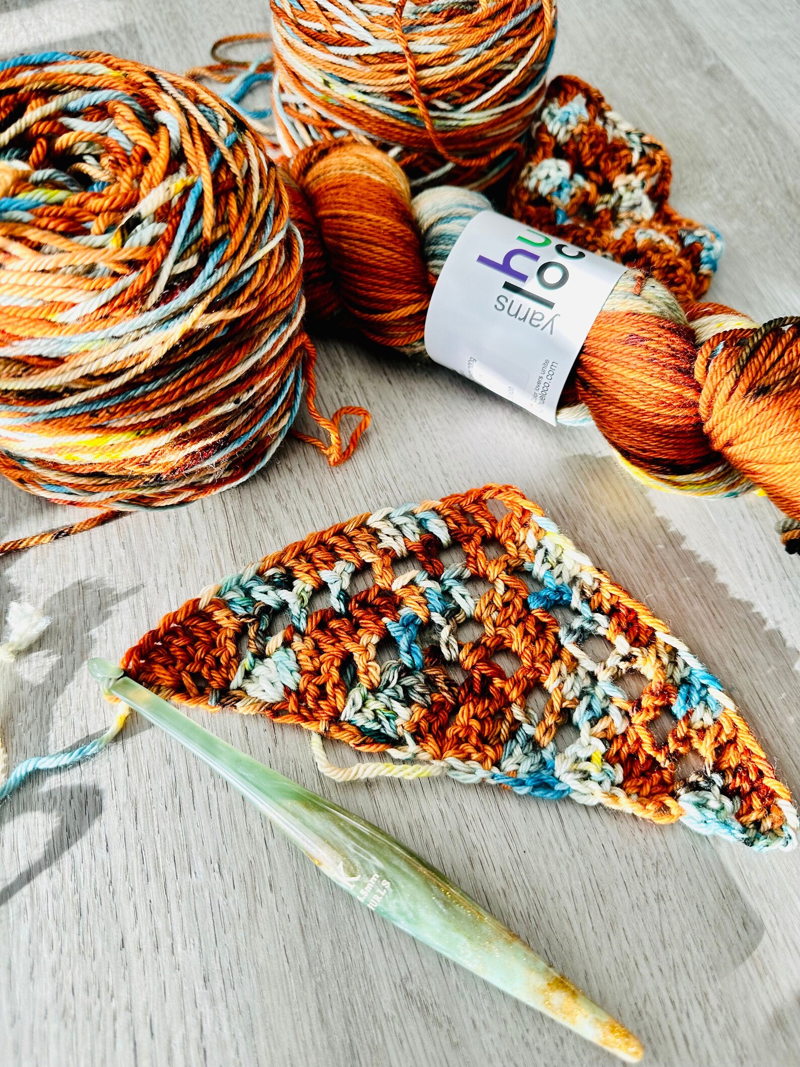 Easy Crochet Triangle Scarf Pattern PDF DIGITAL DOWNLOAD - Beginner ...