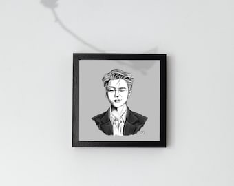 BTS Jimin Kunstdruck